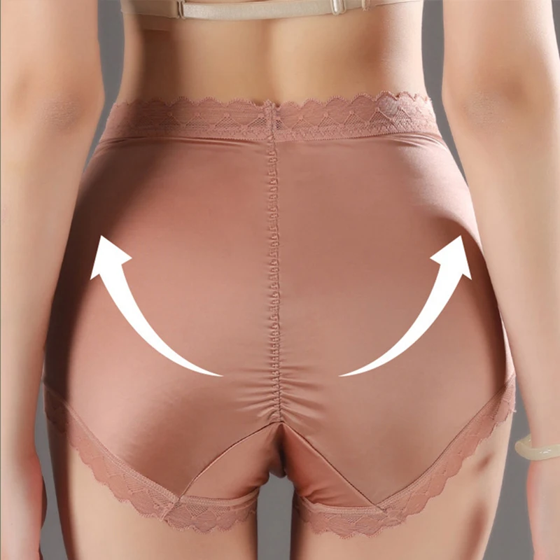 ارتفاع الخصر الدانتيل النساء سراويل الحرير الجليد رقيقة مطاطا ملخصات الملابس الداخلية سلس الفاخرة ملابس داخلية جيدة التهوية بعقب رفع السروال