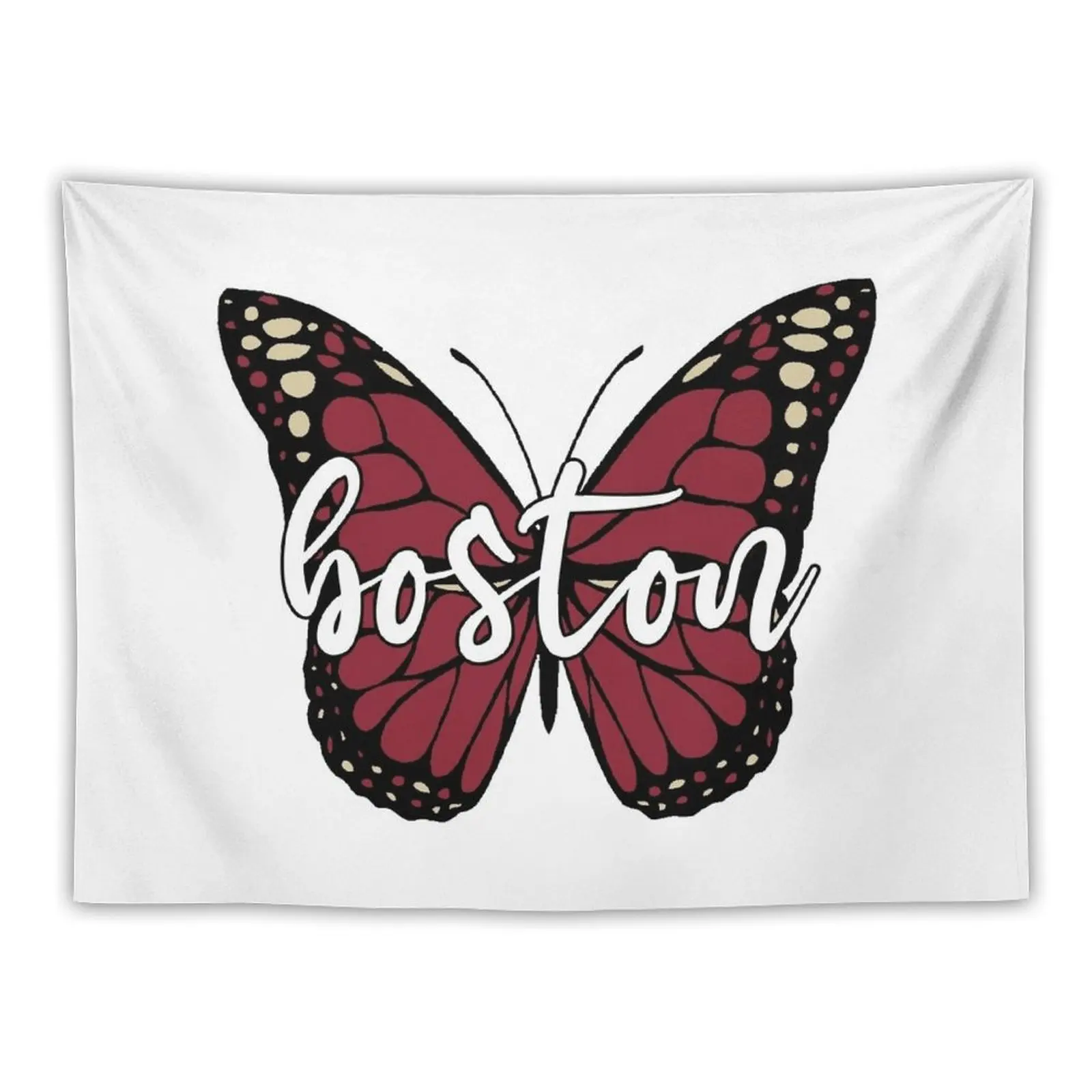 

Boston Butterfly Tapestry Wall Art Kawaii Room Decor House Decorations Decor Home Tapestry