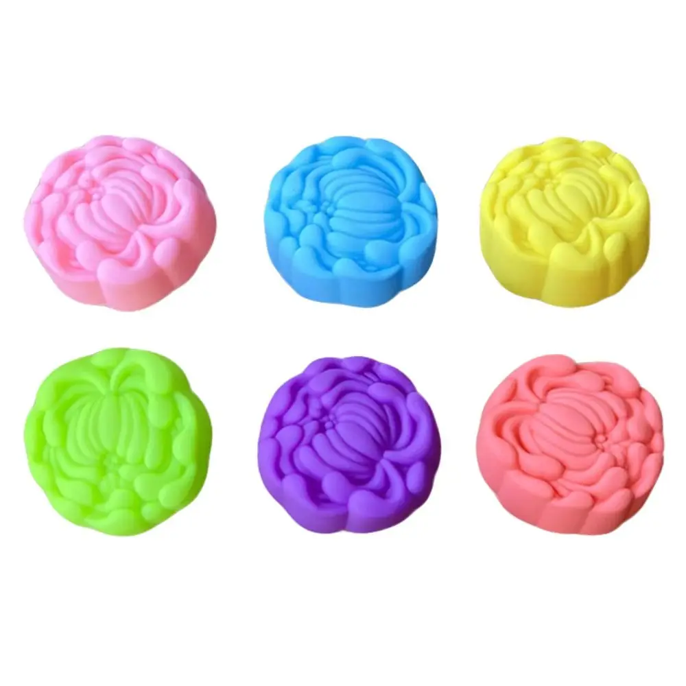 New 6pcs/set Silicone Cake Mold Multi Style Reusable Soap Mold DIY Handmade Baking Tool Kicthen