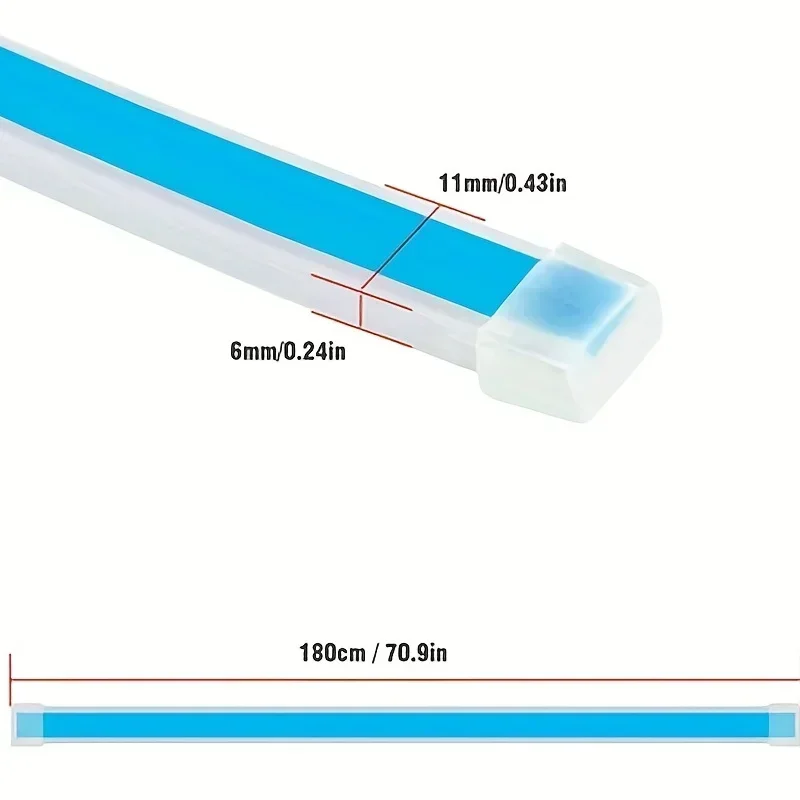 Led غطاء السيارة شريط إضاءة ثابت من خلال نوع السيارات تعديل المصباح الأمامي ترقية ضوء الزخرفية سيارة النهار تشغيل أضواء
