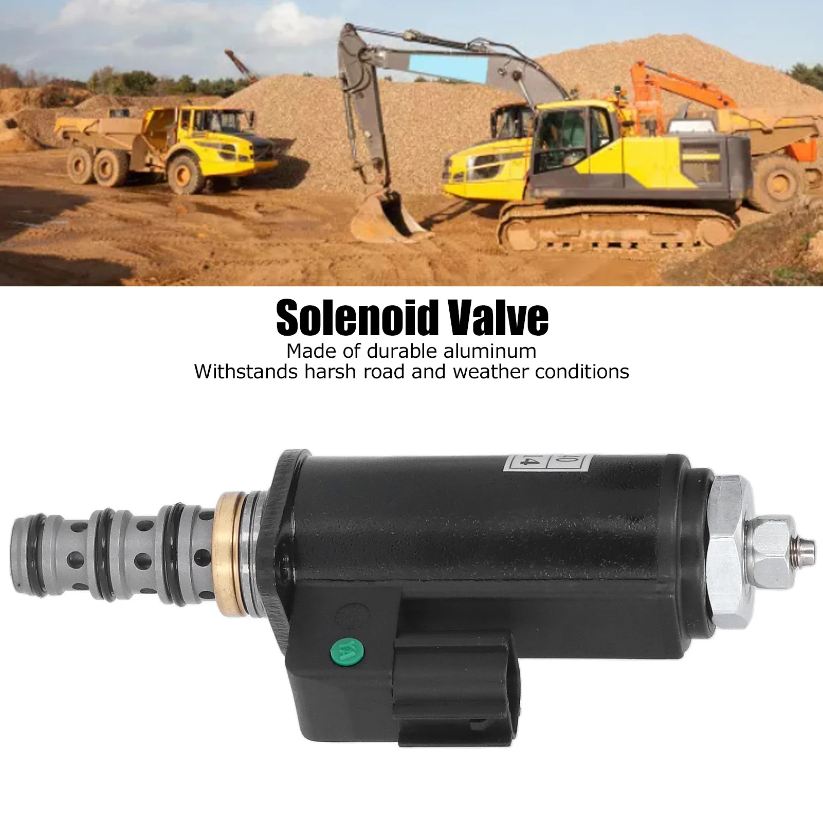 

Гидравлический соленоидный клапан из алюминия для Kobelco SK200-6 SK230-6 YN35V00019F1 KDRDE5K-31 30C40-101