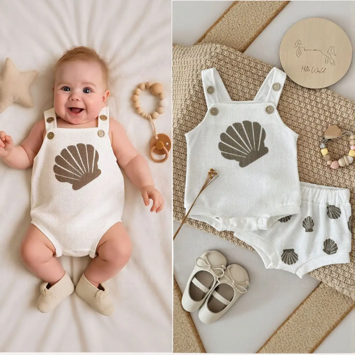 New Born Bodysuit Print Baby Boy Clothes Romper Baby Girl Clothes Cartoon Suitable for Babies Aged 0-18 Months
