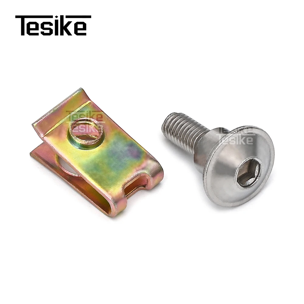 M5 Stainless Steel Fairing Bolts For Suzuki GSXR Round Head Gasket Intake Pipe Screws Motorcycle Accessories
