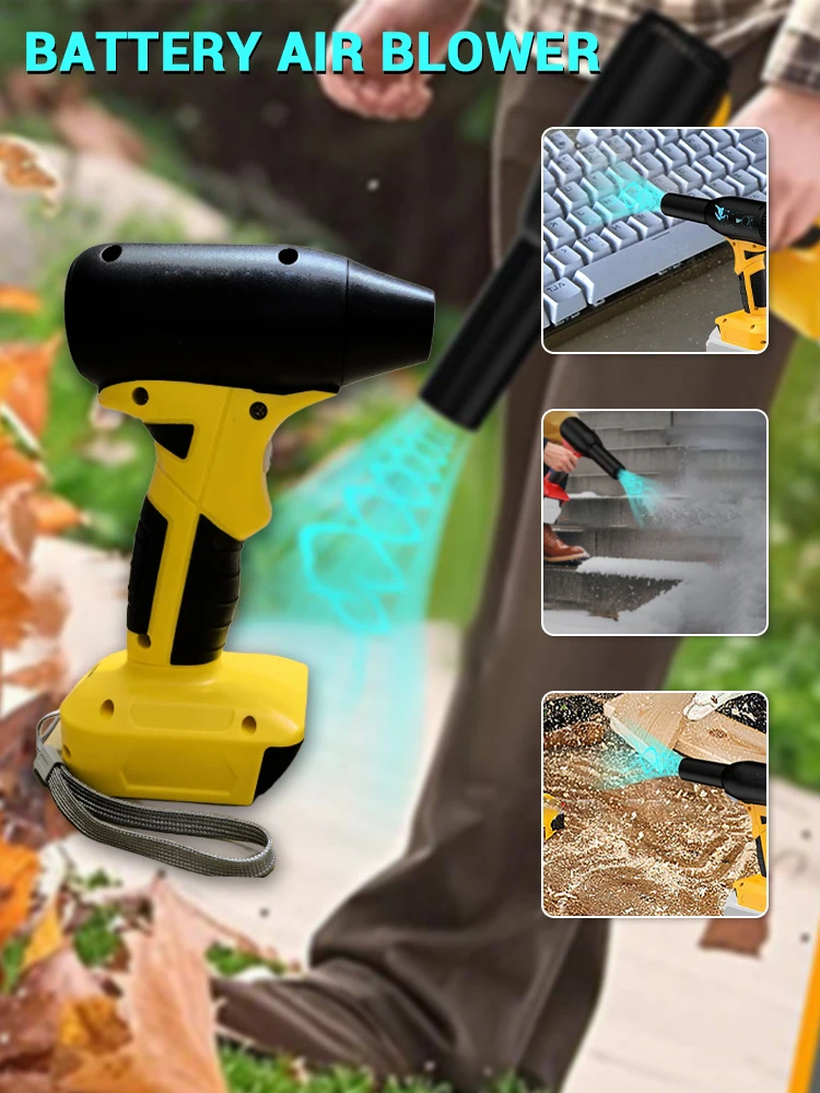 

Струйный вентилятор портативный мощный турбинный вентилятор для Makita/Dewalt/Milwaukee 18 В 20 В аккумулятор беспроводной воздуходувка фен