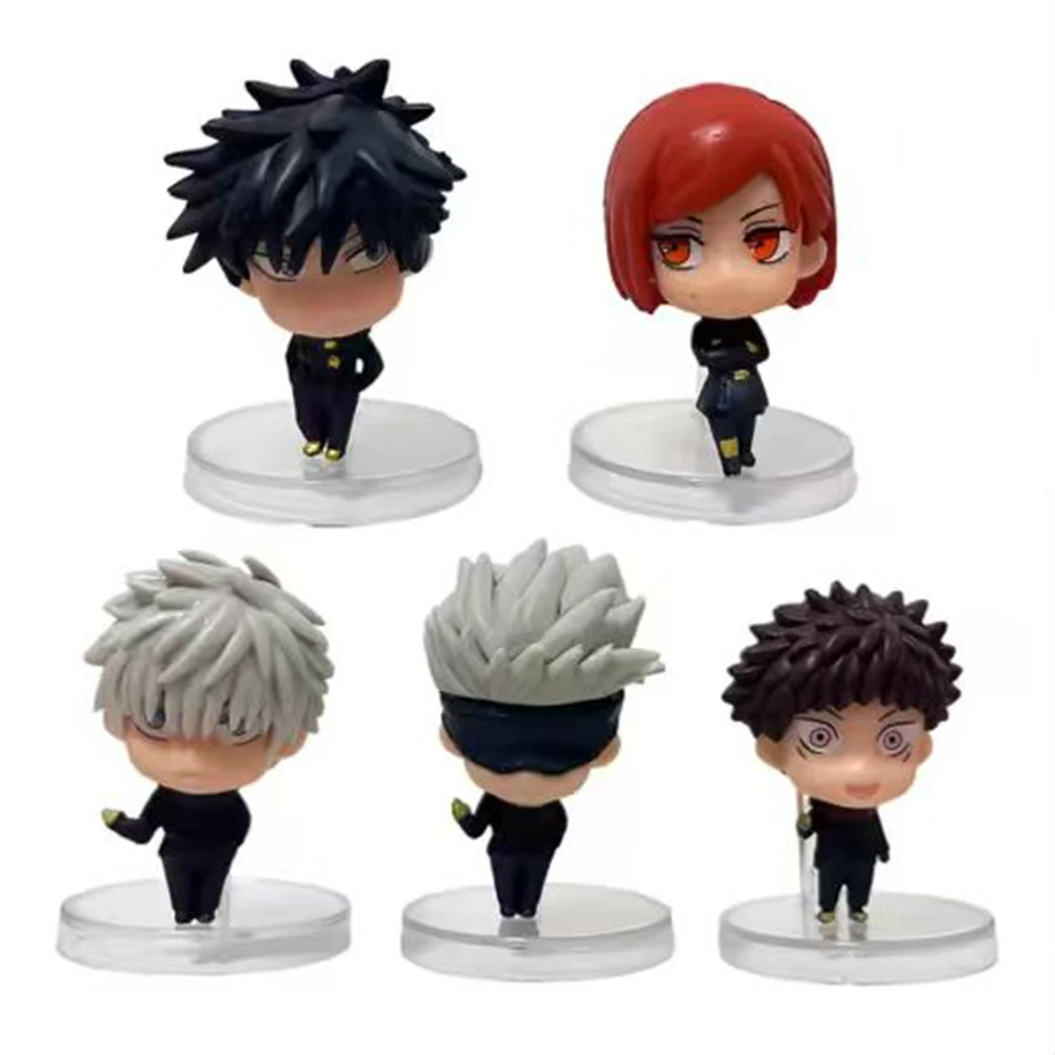 Jujutsu Kaisen Anime-Figur 5-6cm Itadori Yuji/Fushiguro Megumi/Gojo Satoru Actionfigur Modell PVC Spielzeug Sammlerstück Desktop-Geschenk