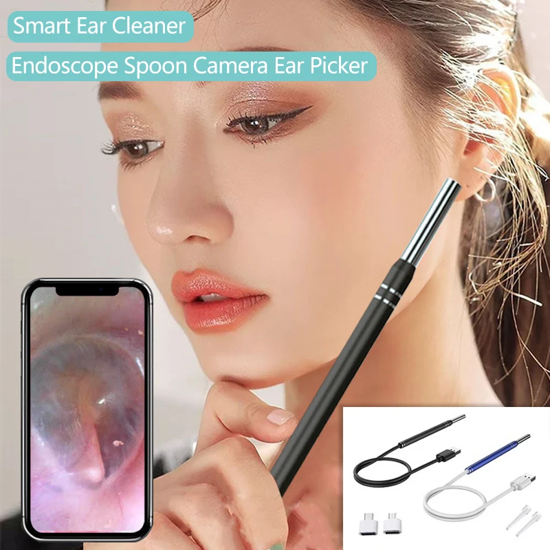 Smart Visual Ear Cleaner Ear Stick Endoscope Earpick Camera Otoscope Ear Cleaner Ear Wax Remover Ear Picker Earwax Removal Tool