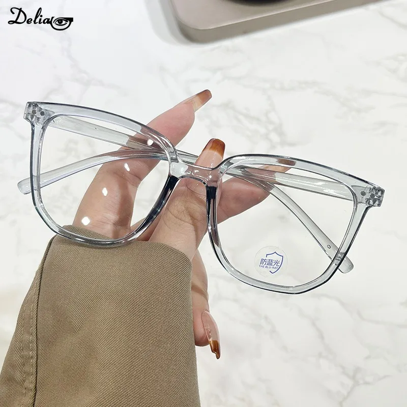 2024 New Round Eyewear Transparent Computer Glasses Frame Women Men Anti Blue Light Blocking Glasses Optical Spectacle Eyeglass