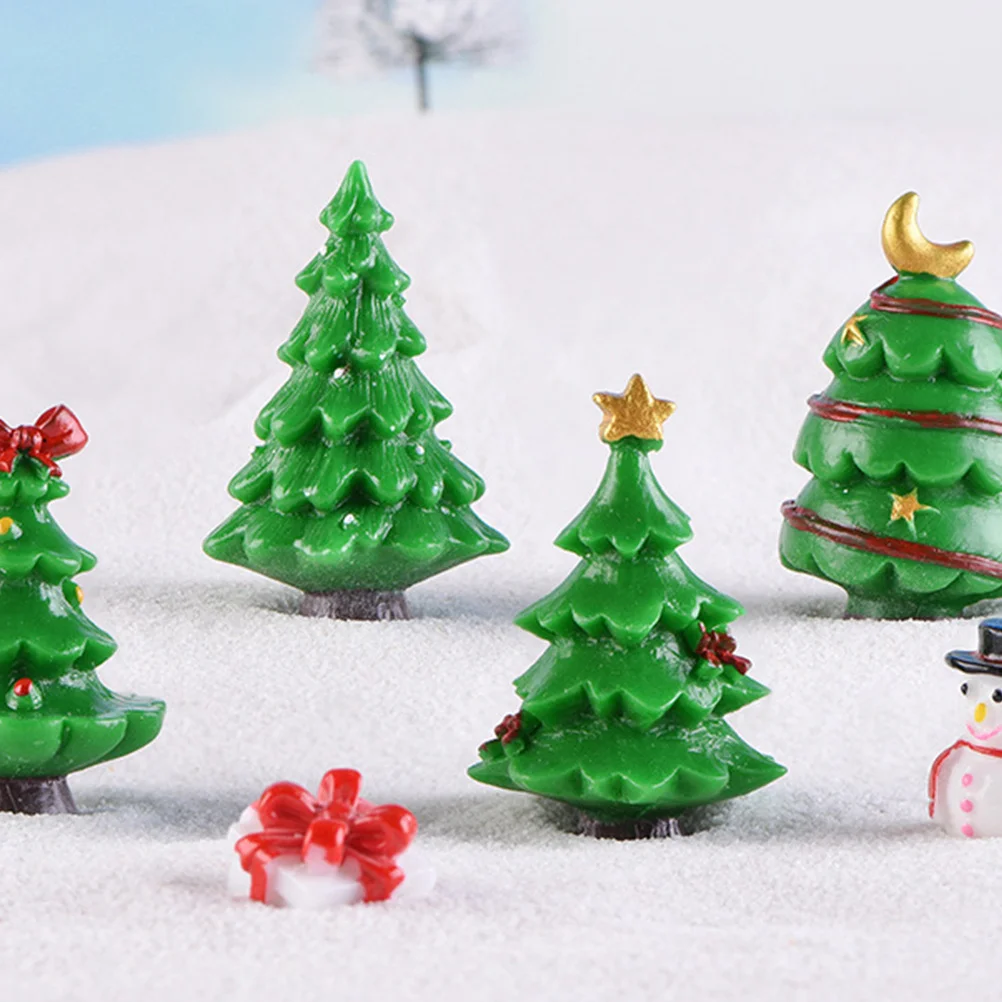 

5Pcs Xmas Tree Decor Creative Desktop Ornament for Home Office Store Party Chic Stylish Holiday Decoration Christmas Tree Decor