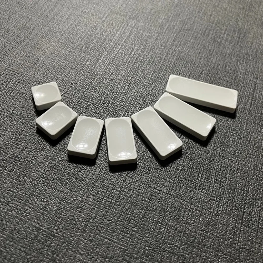 Low Profile Gray Keycap for Cross Switch Custom PBT Ultrathin No Words Keycap Square Flat Choc V2 Switch Artisan Key Caps