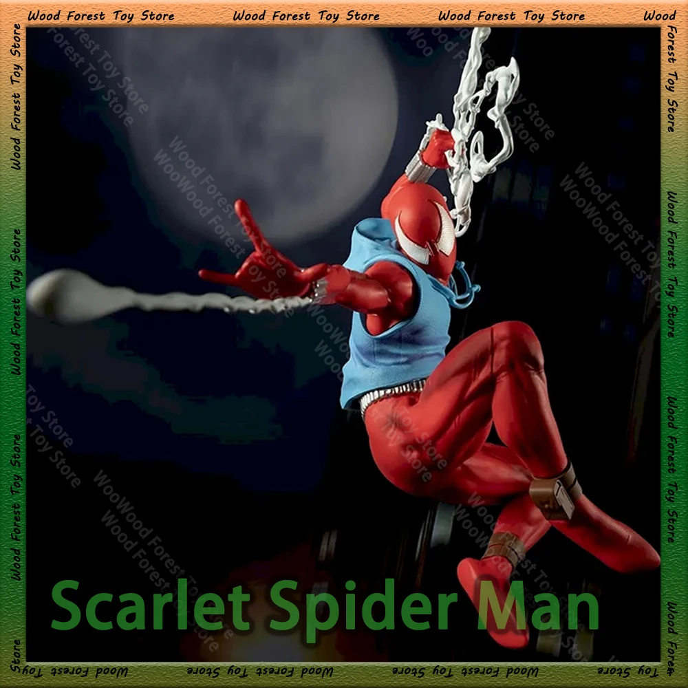 Original Marvel Series ACT/CUT Scarlet Spider Man Anime Figure Scenery  Models Ornaments Collectibles Statue Model Toys Gifts