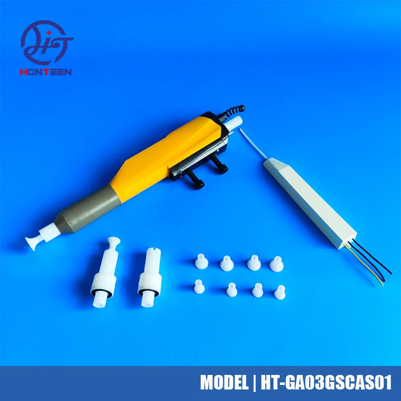 Honteen Automatic Powder Coating Spray Painting Gun Pistol Shell Body With Cascade Waterfall Unit