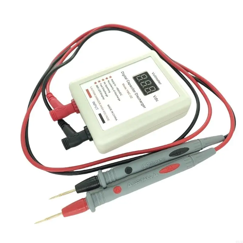 QX2B DC800V أداة تفريغ الجهد الكهربائي لإصلاح الإصلاح الإلكترونية مكثف عرض مكثف مع التحقيق