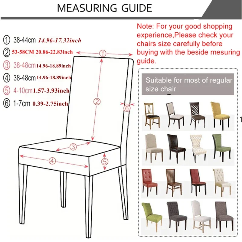 1pcs Velvet Dining Chair Cover Elastic Dust-proof Washable Chair Slipcovers Removable Seat Slipcover for Wedding Banquet Home