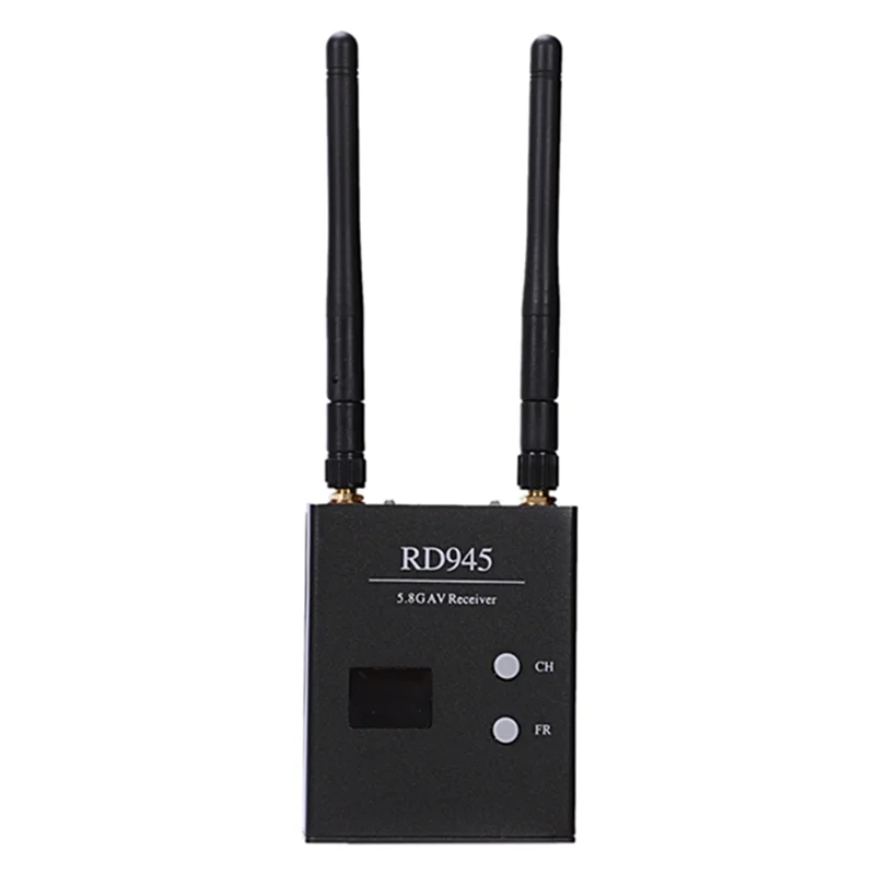 BFYL-FPV 5,8 GHz 48CH RD945 Diversiteitsontvanger met A/V en voedingskabels