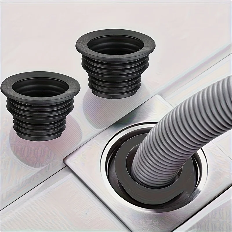 Anti-odor Telescopic Drain Ring - Anti-leakage and Anti-odor Sealing Ring, Suitable for Washing Machine and Bathroom Accessories