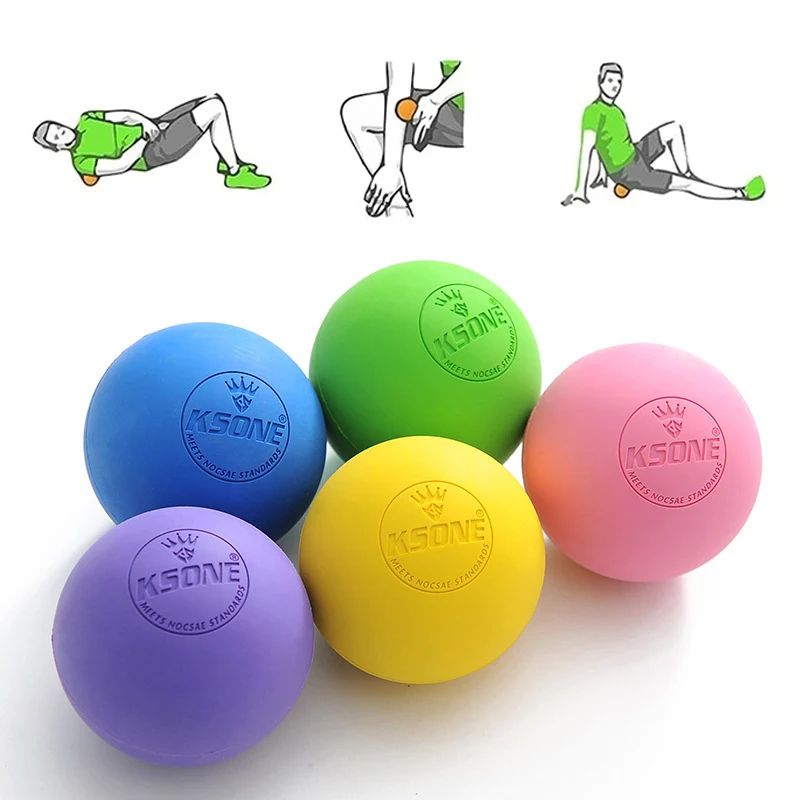 

Резиновый массажный мяч для фасции, шарики для лакросса, тренажер для йоги, фитнеса, расслабление глубоких тканей, мышц, ног, спина, плеч, уход за здоровьем