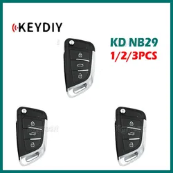 1/2/3pcs KEYDIY NB29 Multi-functional Car Remote Key 3 Buttons KD NB Series Car Remote Key for KD900/MINI/KD-X2 Programmer