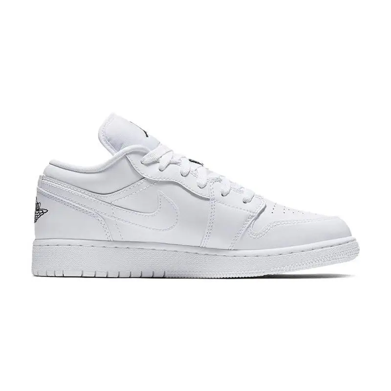 Nike Jordan 1 Low GS Blanco Negro Zapatillas zapatos 553560 -101