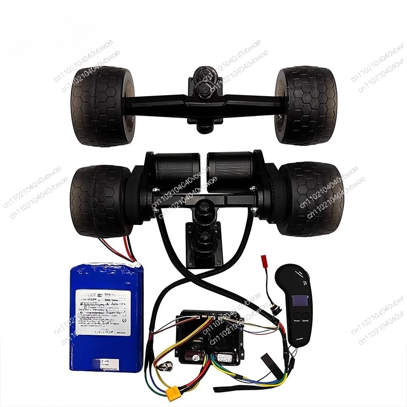 

DIY Twist Car Motor Electric Remote Control Four-Wheel Skateboard 6374 Sensory Belt Power Assembly 105mm Shock Absorption Wheel