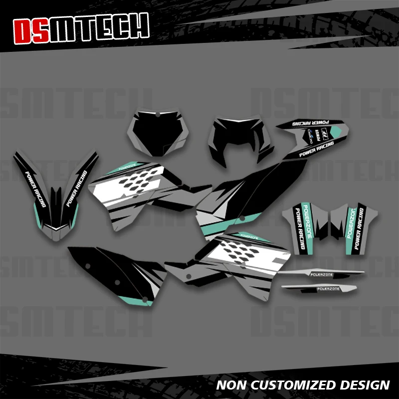 

DSMTECH для KTM SX SXF 2007 2008 2009 2010 EXC EXCF 125 250 300 450 2008 2009 2010 2011 графические наклейки наклейки мотоцикл 012