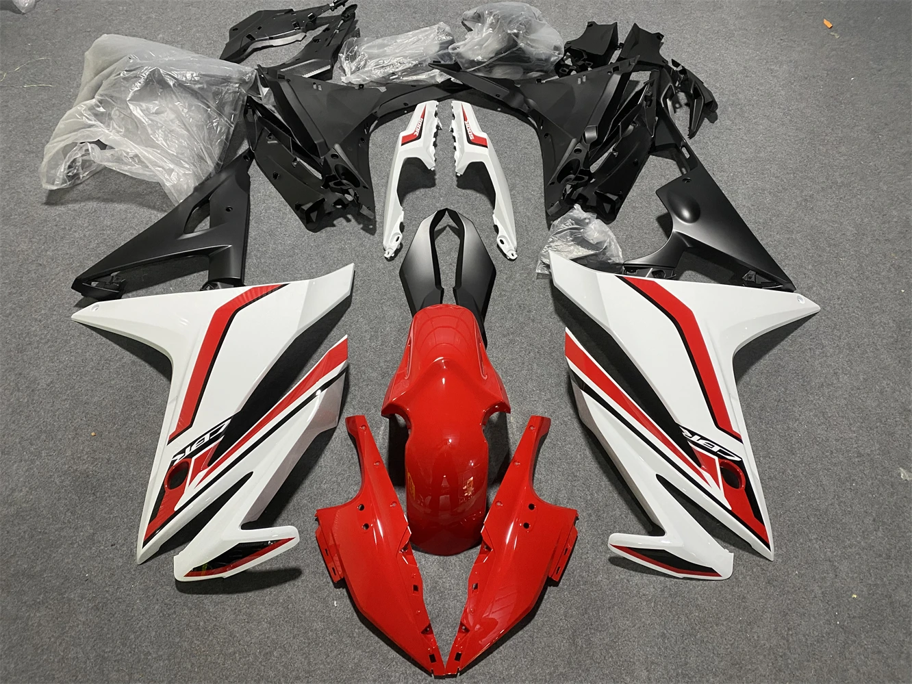 Motorcycle fairing fits CBR500R 16 17 18 years CBR500 2016 2017 2018 Fairing White Red Black motorcycle housing