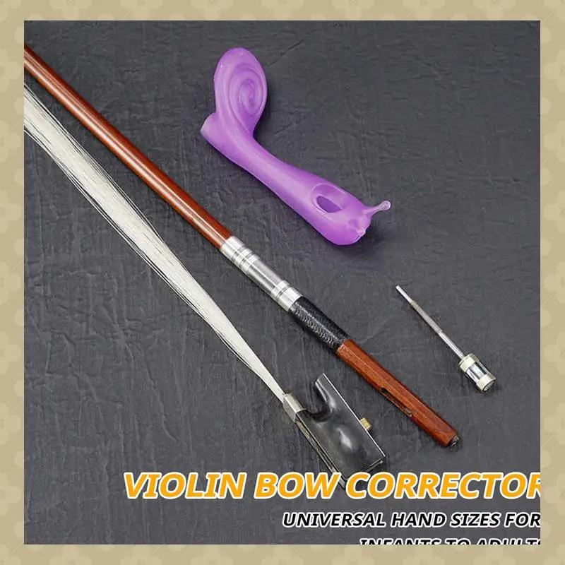ABST 1/4 - 4/4 Violin Bow Grip Partner Violino Hold Violin Bow Posture Corrector Accessories Teaching Aid For Beginner