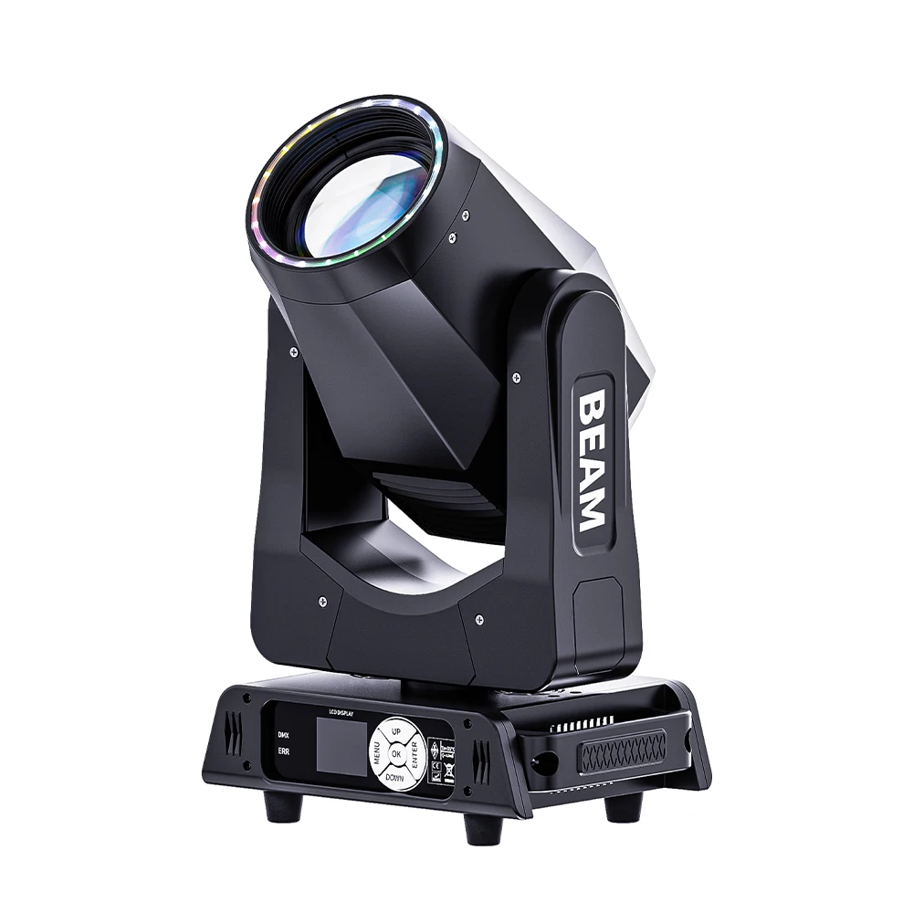 New Disco Stage Light 251W Beam Moving Head Light Versatile Lighting Rainbow Gobo Effect DJ Equipment for Concert Club Bar