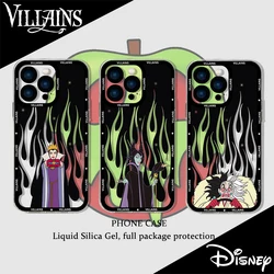 Disney Evil Villains Queen Phone Case For Samsung S24 S23 S22 S21 S20 S10 FE Note 20 10 Plus Ultra Lite 5G Clear Soft TPU Cover