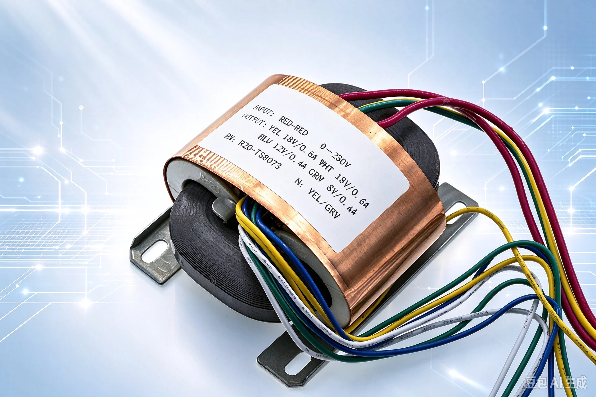 Transformer for 30W R-core Transformer, Dual18V Single12V Single8V, for PCM1794 Decoder Board