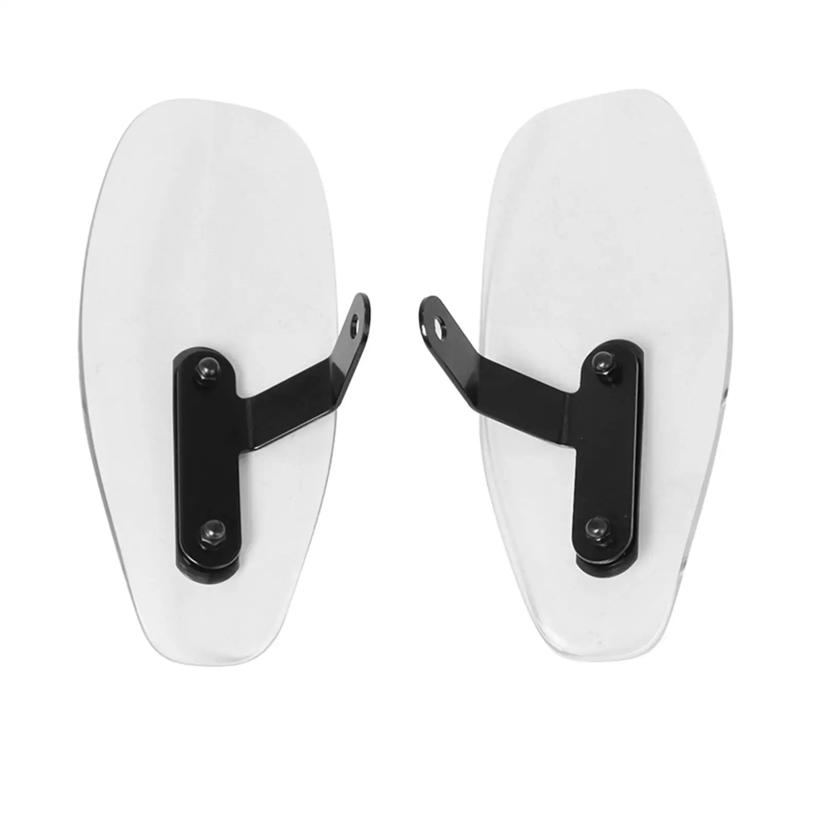 2 Pieces Motorbike Hand Guards Handlebars Ornamental Mouldings Protector Wind Deflectors Fit for Harley Sportster XL 1200 883