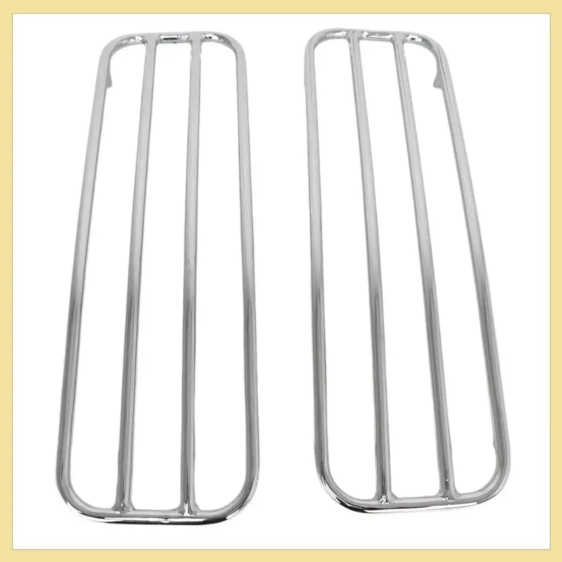 

High Quality 1Pair Motorcycle Chrome Hard Saddlebags Top Rails Trim Cover For Touring 1993-2013 Hard Saddlebags Top Rails