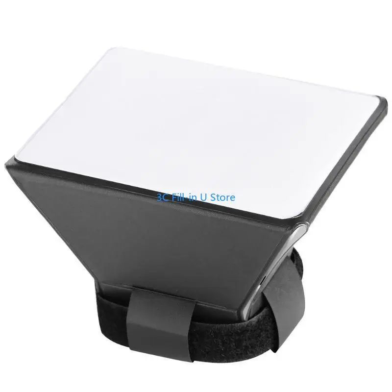 G8TA Flash Diffuser Reflector Softbox Professional Mini Photo Diffuser Round Square Soft Light Box for for Cam