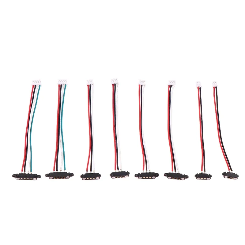 2PCS 2/3/4Pin Man Vrouw Adapter 2A Magnetische Verlengkabel Connector Voor RC Modellen Upgrade onderdelen Accessoires