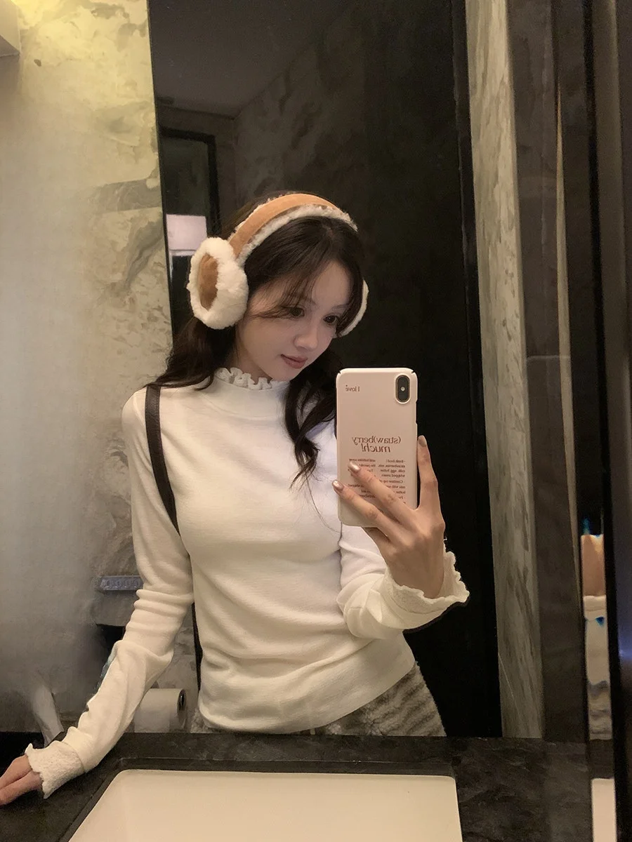 

Sinbounboun f High Ne трикотаж, женская внутренняя одежда, облегающий базовый слой, топ, корейское кружевное нижнее белье с цветочным принтом irt