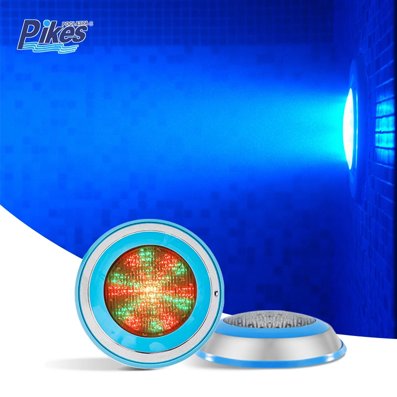 

Factory Direct Sales Pool Lighting System IP68 Waterproof ABS UV Material RGB Wall Mounted Light Underwater Pool Light