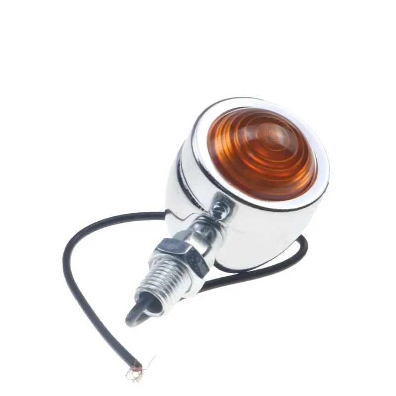 2 pieces Motorcycle Motorbike Mini Bullet Turn Signals Lamp Mark lihgt indicator Light Cruiser Chopper Cafe Racer Rat Custom CB