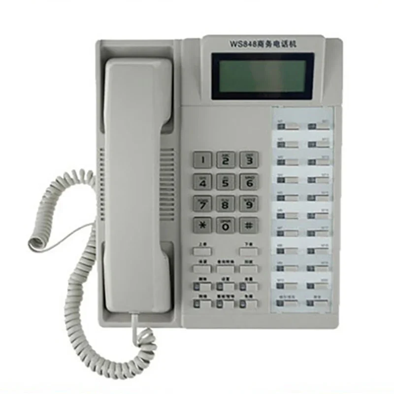 Expandable Corded Phone System with Caller ID/Call Waiting, 20 Fast Dial Buttons, Business Office Telephone Landline