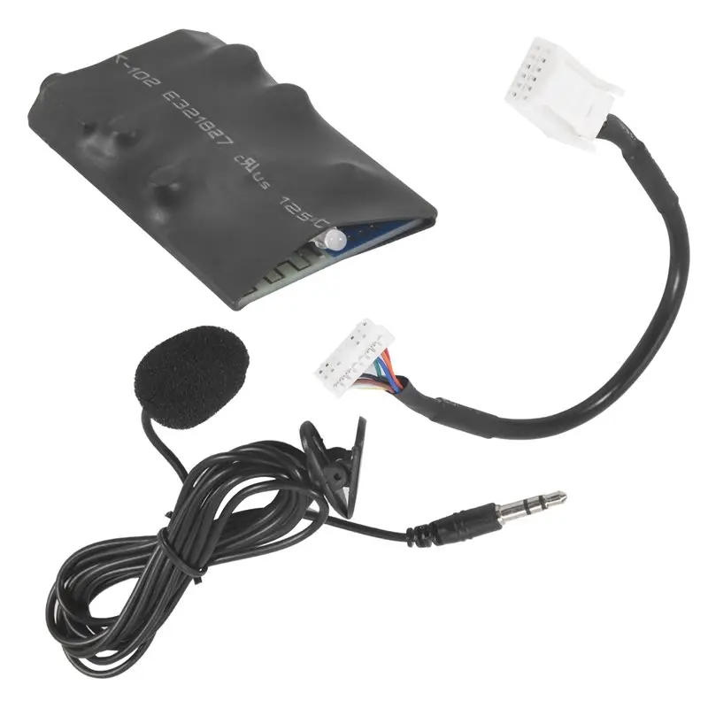 AEA7-Car Radio Audio Adapter Bluetooth AUX Cable Microphone Handsfree Music Interface Disc Box For Toyota Camry Corolla RAV4