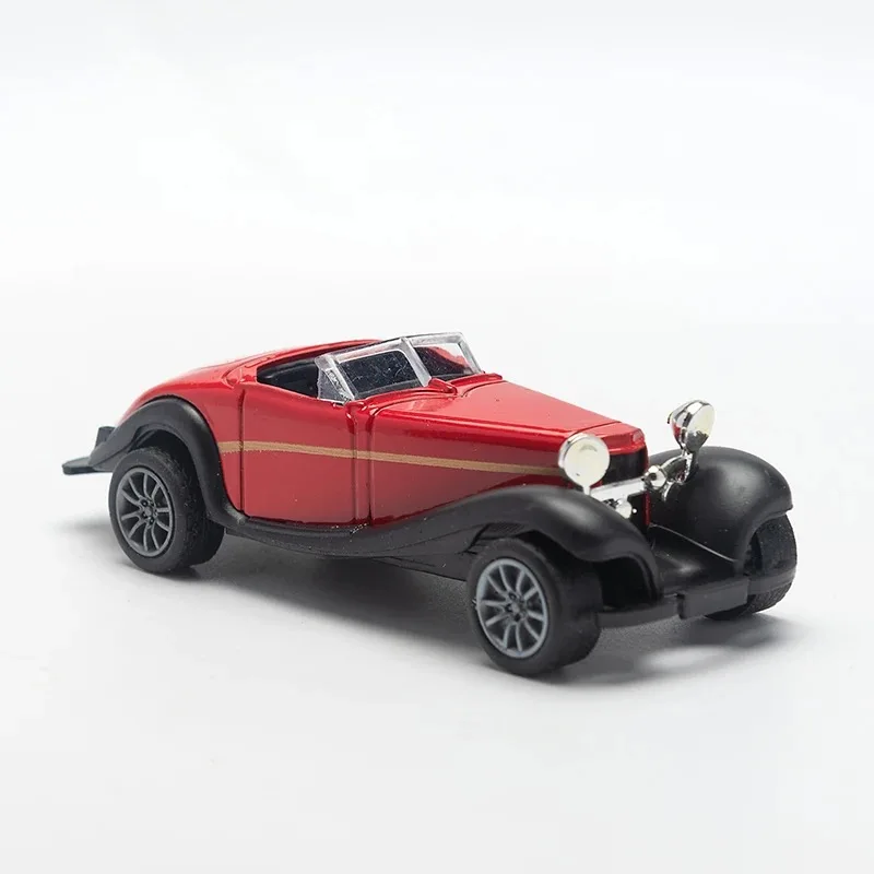 1:43 Alloy Vintage Diecast Car Model Car Classic Benzs 500K Pull Back Car Model Miniature Vehicle Replica Gift For Kids Adults