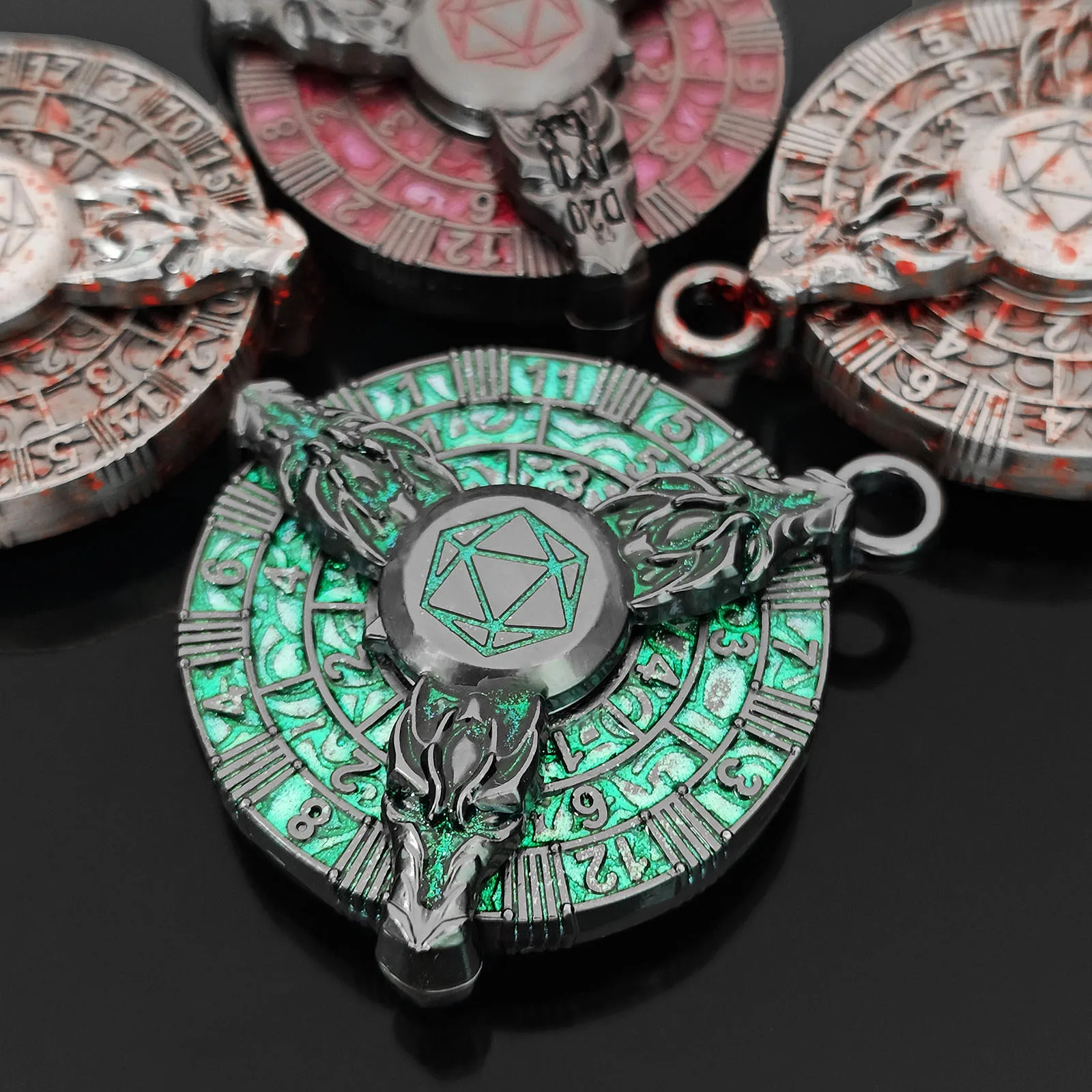 

Металлические кости для рулетки, кости для гироскопа на кончик пальца, кости-Спиннеры для подземей и драконов, настольные игры, металлические кости для D & D