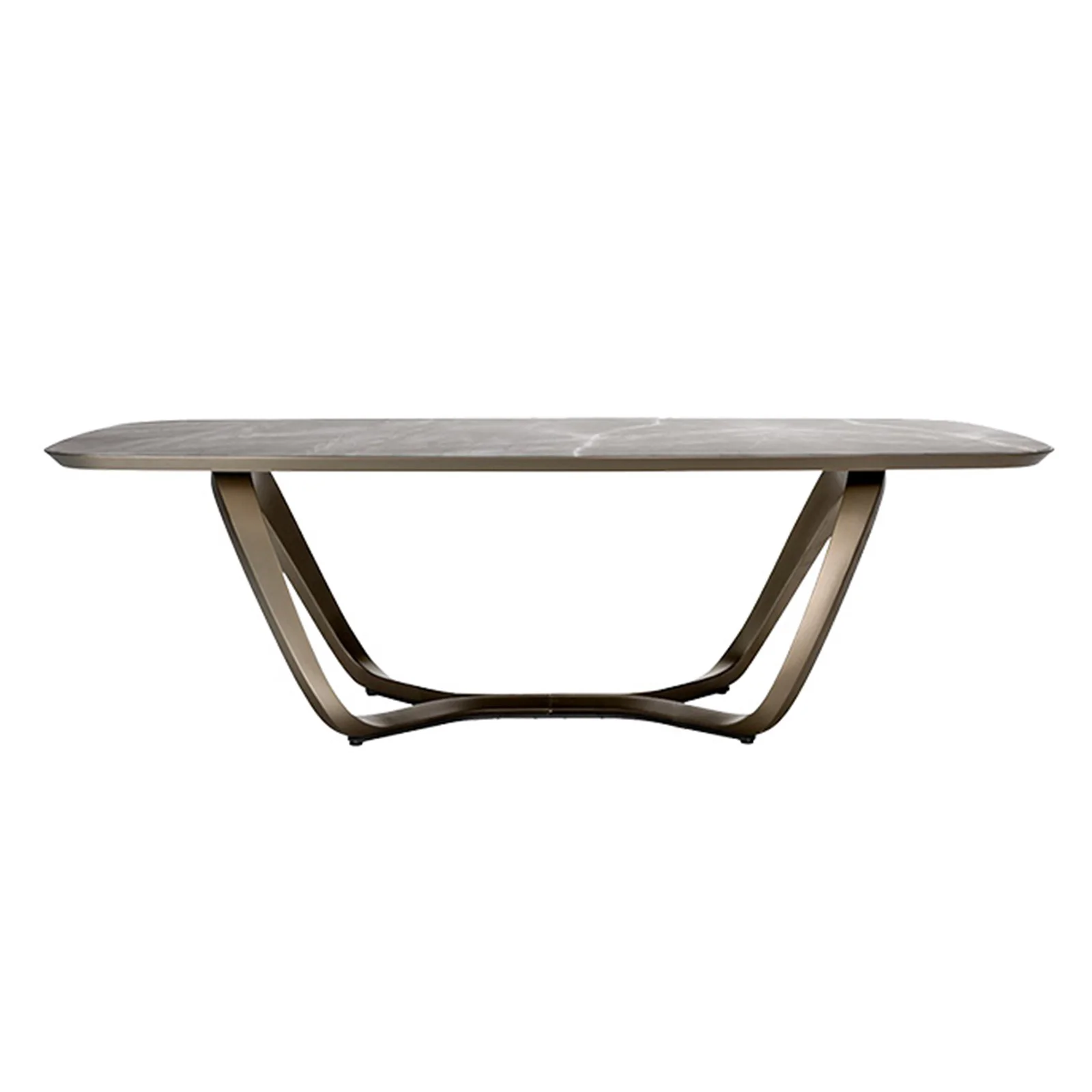 

ⅹ- Modern Luxury Dining Table and Chair Set with Extendable Feature Marble Top 6 Chairs-Home Furniture&