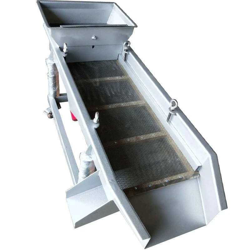 Stainless Steel Linear Vibrating Screen Small Industrial Screening Machine Grain Multifunctional Electric Vibrating Screen
