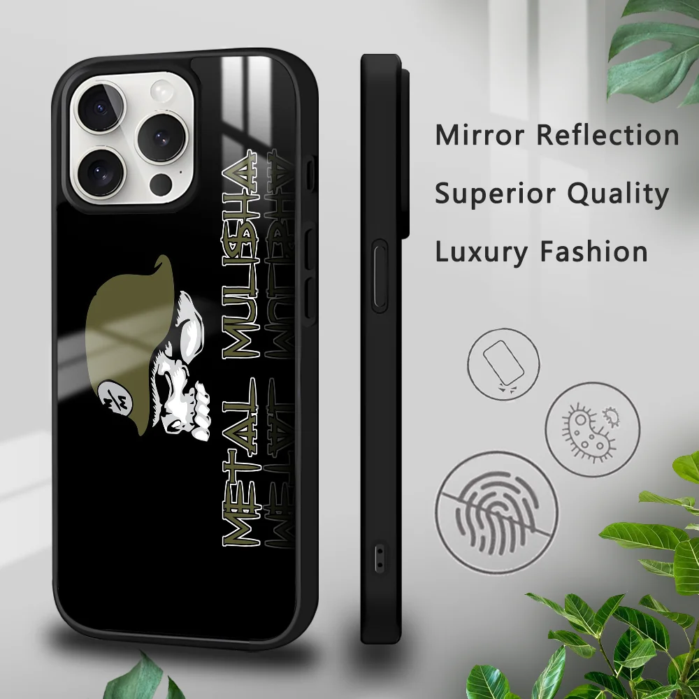 Motocross M-Metal M-MulishaS Phone Case For iPhone 16 15 14 13 12 11 Pro Xs Max Mini Plus Celulares Hard Funda