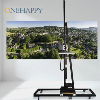 Přenosný mini UV tiskový stroj na stěny, 3D 5D 6D, automatická nástěnná tiskárna s automatickým tiskem skleněných dlaždic, papírových nástěnných dekorací, inkoustového tisku, nástěnné dekorace, cedule 10 nejlepší prodej 3D nástěnná tiskárna - №4