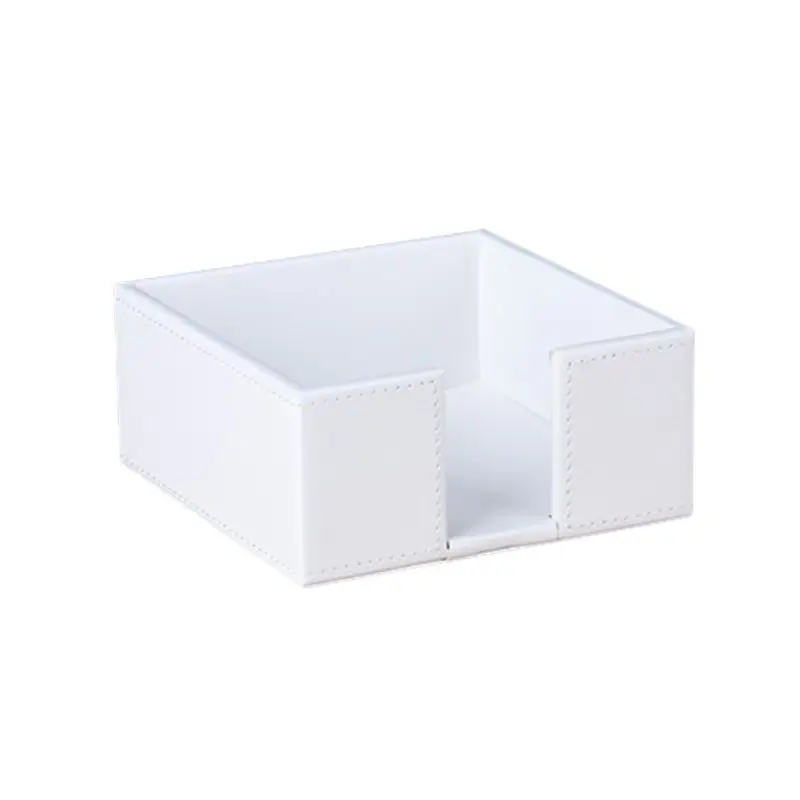 PU Leather Square Cocktail Napkin Holder Tissue Box Paper Serviette Dispenser