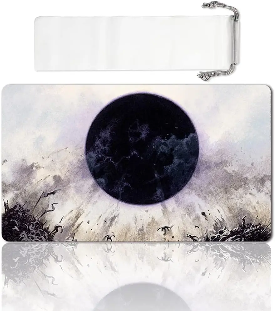 

Board Game MTG Playmat Games Size 60X35 cm CCG Compatible for TCG RPG CCG Play mats (Damnation)