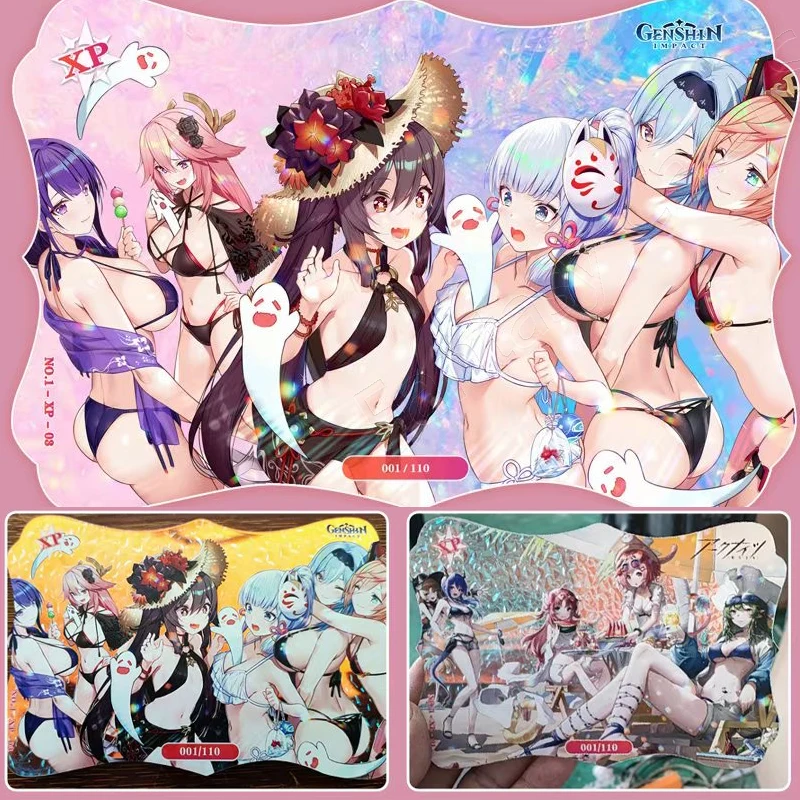 Sexy Girls Bikini Card Anime ACG Big Breasts and Perky Butt Goddess Story Limited Sale Sexy Underwear Pornography Sister Card