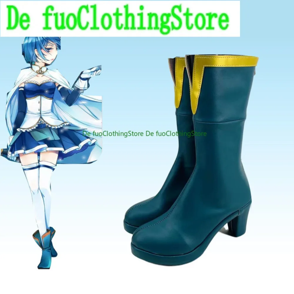 

Defuo Puella Magi Madoka Magica Sayaka Miki Обувь для косплея Аниме Игра Ролевые костюмы на Хэллоуин Реквизит Обувь Сапоги