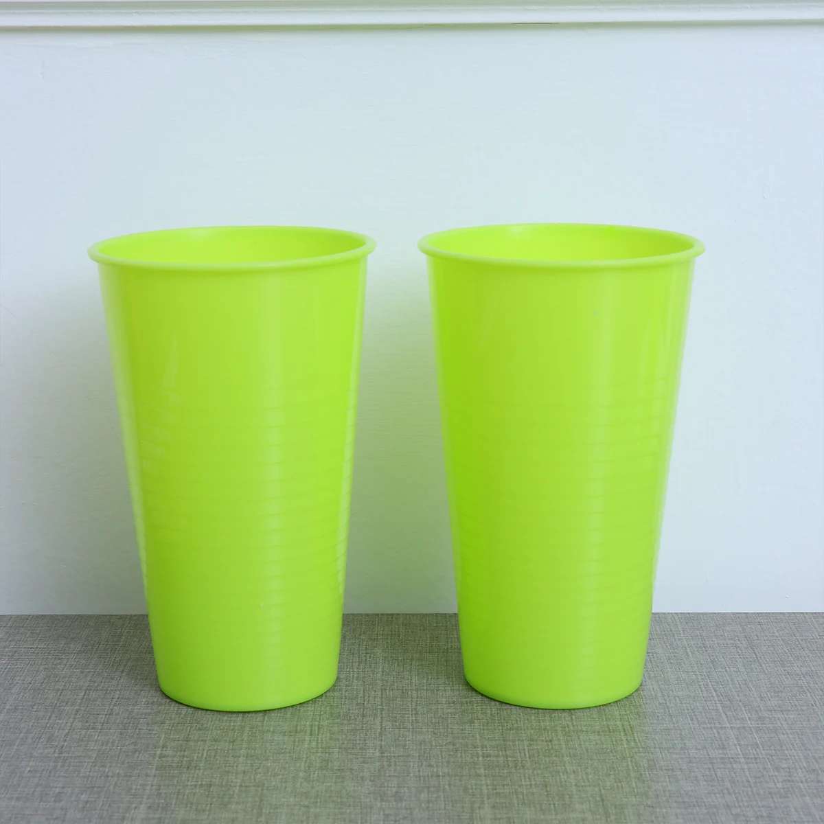 

12Pcs Durable Plastic Drinking Cups Reusable Party Tableware for Home Cafe Restaurant Beverage Cups Plastic Drinking Cup