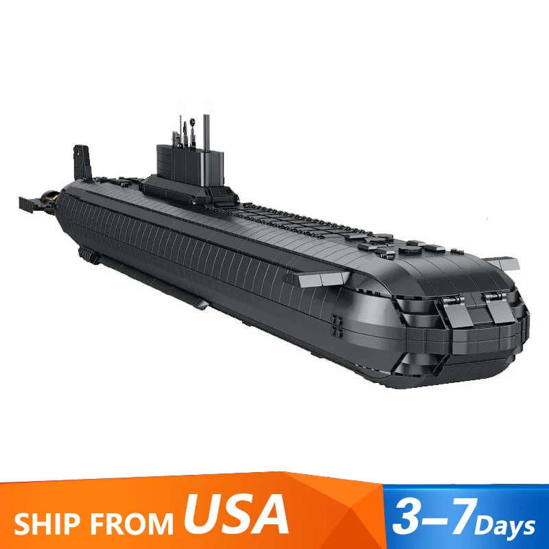 

Technical Type 941 Nuclear Submarine Spacecraft Building Blocks, With Figures 4474PCS Model Kit Set Gift Set for Adults Kids